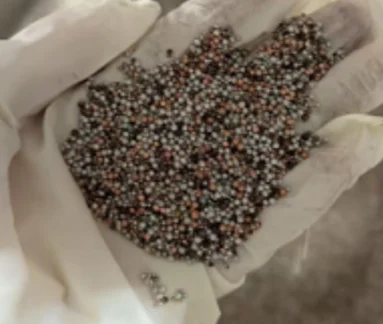 Tin-plated ferronickel pellets 镀锡镍铁珠 